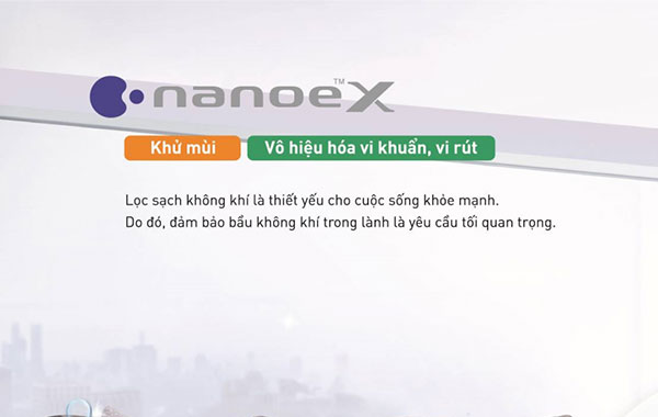 Công nghệ lọc không khí Nanoe-X trên máy lạnh Panasonic